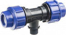 Тройник комбинированный наружная SantehPlast 25x1/2"x25 НР