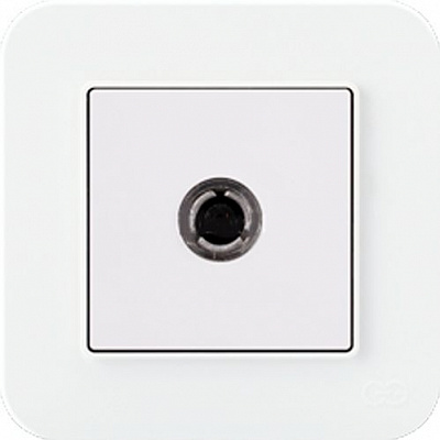 Розетка TV Gunsan Radius білий 01 37 93 00 100 122