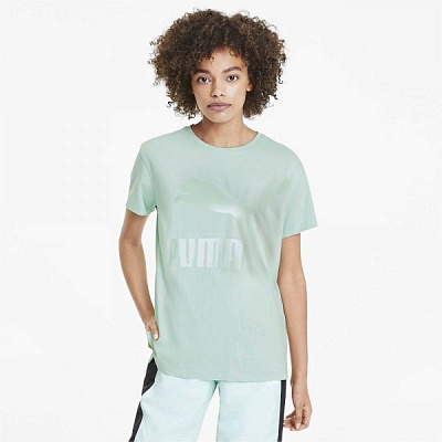 Футболка Puma Classics Logo Tee 59551494 S зеленый