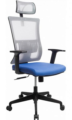 Кресло GT Racer X-W172 серо-голубой 