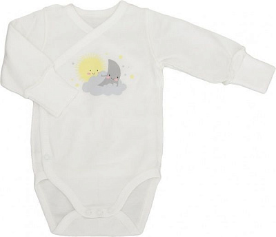 Боді Фламінго ясельний р.56 молочний 146-331