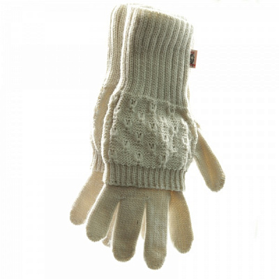Рукавички Margot Bis Loretta р.16 бежевий 9101