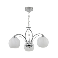Люстра Miorro Estelle 560х560 мм 3x40 Вт E27 хром 51-311-151