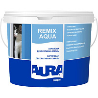 Эмаль акриловая Aura® Luxpro Remix Aqua белый глянец 0,75л