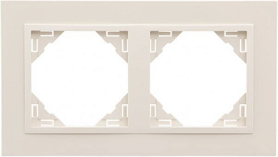 Рамка двухместная Efapel ANIMATO Logus универсальная кремовый 90920 TMM