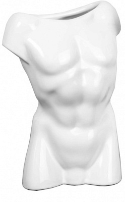 Ваза керамическая Rezon Аполон V018Х01 18 см белый 