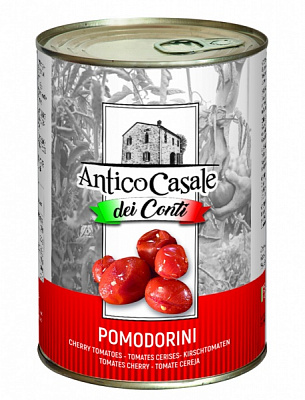 Томати Antico Casale Чері у власному соку 400 г