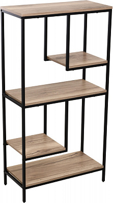 Этажерка Центр Меблів Техас 1220х635х300 мм натуральный/черный