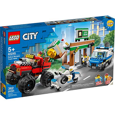 Конструктор LEGO City Ограбление с полицейским грузовиком-монстром 60245