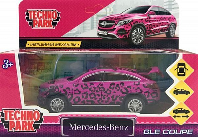 Автомодель Технопарк Glamcar Mercedes-Benz Gle Coupe (рожевий) 1:43 GLECOUPE-12GRL-PIN