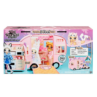 Ляльковий набір Na! Na! Na! Surprise Мяу-мяу кемпер 575672