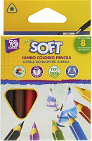 Олівці кольорові Jumbo Extra Soft 8 шт. CF15165