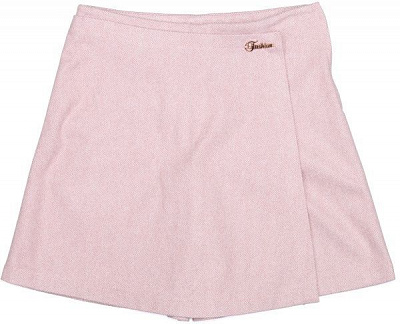 Юбка-шорты Sasha р.152 бежевый с розовым 4572 