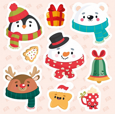 Наклейка MAXGROUP Зима NM-156