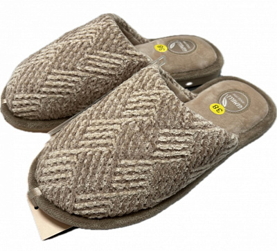 Тапки домашние Gemelli Жако р.36 бежевый