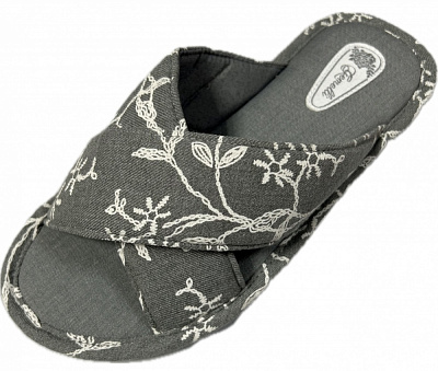 Тапки домашние Gemelli Миа 2 р.38 серый