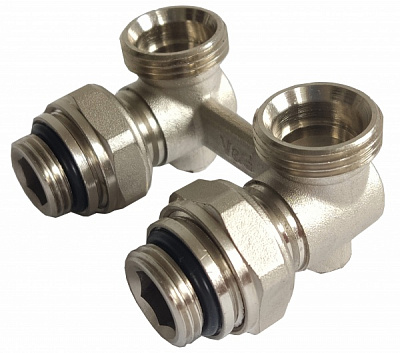 Вузол підключення V&G VALOGIN кутовий Н-подібний 3/4