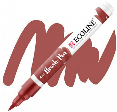 Маркер акварельний Ecoline Talens Brushpen 441 11504410 червоно-коричневий
