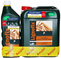 Біозахист Lignofix P концентрат зелений 5 кг+1 кг зелений 6 кг