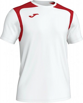 Футболка Joma T-SHIRT CHAMPIONSHIP V WHITE-RED S/S 101264.206 L белый