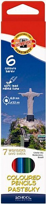 Олівці кольорові 6 кольорів 3651006027KS Koh-i-Noor