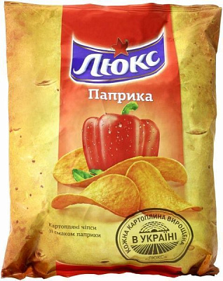 Чипсы Люкс Паприка 71 г (660136)