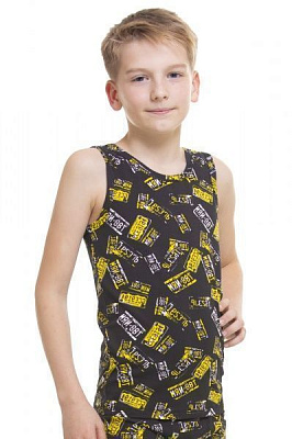 Майка для хлопчиків KOSTA 0074-8 р.146-152 чорний