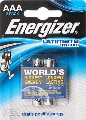 Батарейка Energizer Ultimate Lithium ААА 2 шт. (639170)