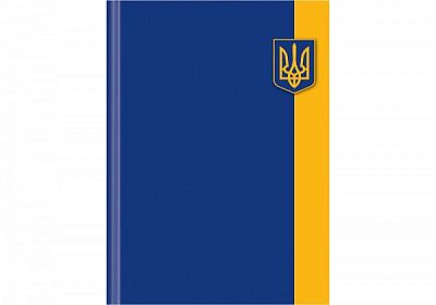 Блокнот Орнамент А4 96 лист. клетка синий герб Optima