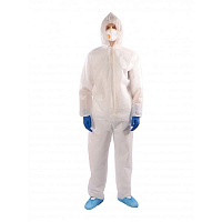 Комбинезон защитный Trident 314 Комбинезон защитный полипропиленовый р. XXL рост универсальный белый