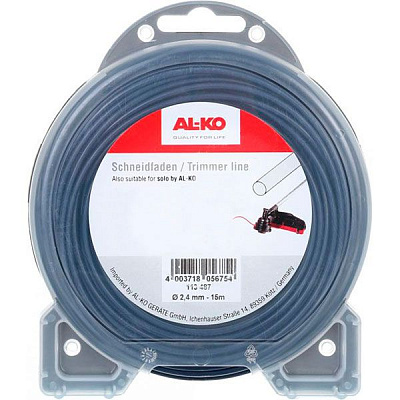 Леска косильная AL-KO 113487 2,4 мм х 15 м