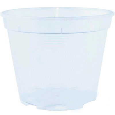 Горщик дренажний Алеана круглий 1,06л прозорий (114071)