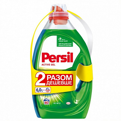 Гель для машинной и ручной стирки Persil Колор 3 л + Универсальный 3 л 