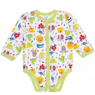 Боди детское Татошка для мальчика р.74 белый 14651звр 