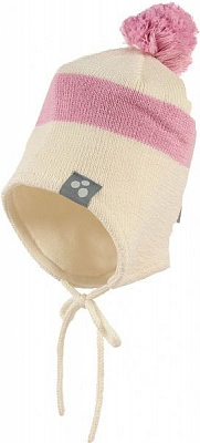 Шапка HUPPA Вязаная для малюків VIIRO 1, S р.49-51 білий 83620100-70020-00S