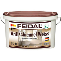 Краска акриловая Feidal Antischimmel Weiss мат белый 2.5л