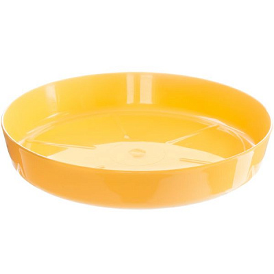 Піддон пластиковий Lamela Магнолія круглий (608) жовтий