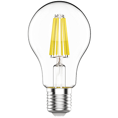 Лампа світлодіодна Gauss Black FIL Graphene A60 12 Вт E27 2700 К 220 В прозора