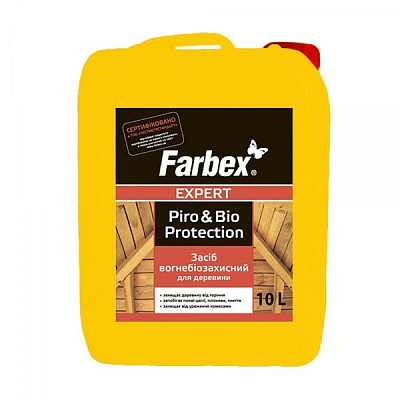 Вогнебіозахист Farbex для деревини мат 10 л