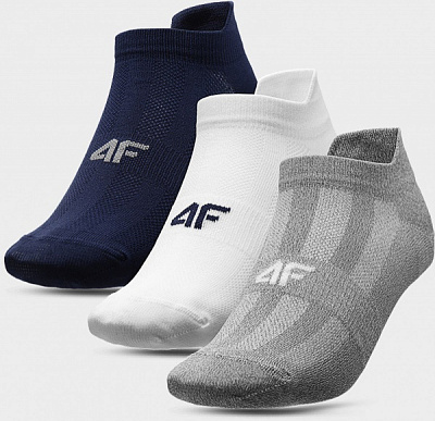Носки 4F SOCKS CAS M201 (3PACK) 4FAW23USOCM201-93S р.43-46 разноцветный