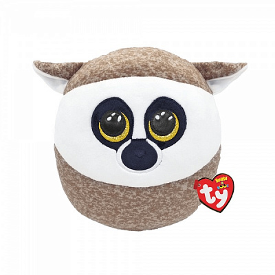 М'яка іграшка TY Linus 20 см сірий із білим 39220