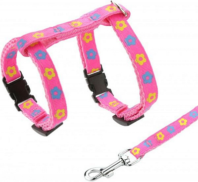 Шлейка Lilli Pet з повідцем М 1х18-28 см 20-8652