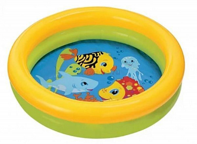 Бассейн Intex 59409 детский 2 вида, 2 кольца, 61-15 см