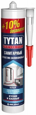 Герметик силіконовий Tytan EXTRA 10% санітарний білий 310мл