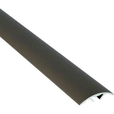 Порожек алюминиевый анодированный Braz Line скрытый крепеж 28x2700 мм бронза 