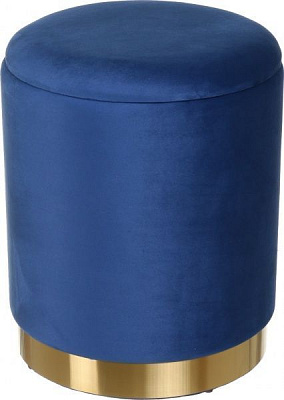 Сундук-пуф Francois 36х36х44 см синий 