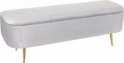 Скриня-пуф Christian світло-сірий 120х38х42 см