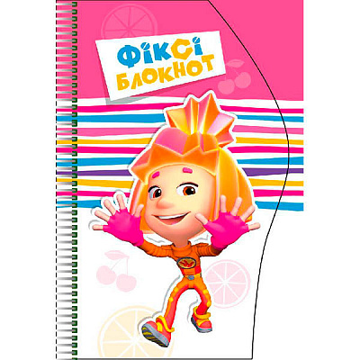 Блокнот дитячий для заміток А6 50 аркушів Фіксікі