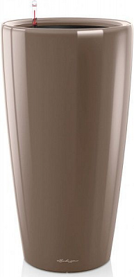 Кашпо Lechuza Rondo Premium 32 круглий 13л сіро-коричневий (15784)