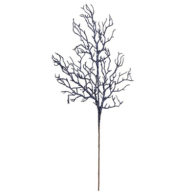 Гілочка декоративна YES! Fun синя глітер 67 см 973933